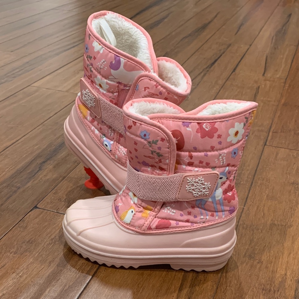 Children’s Place Girls Snow Boots - 10C